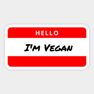 I'm Vegan Sticker